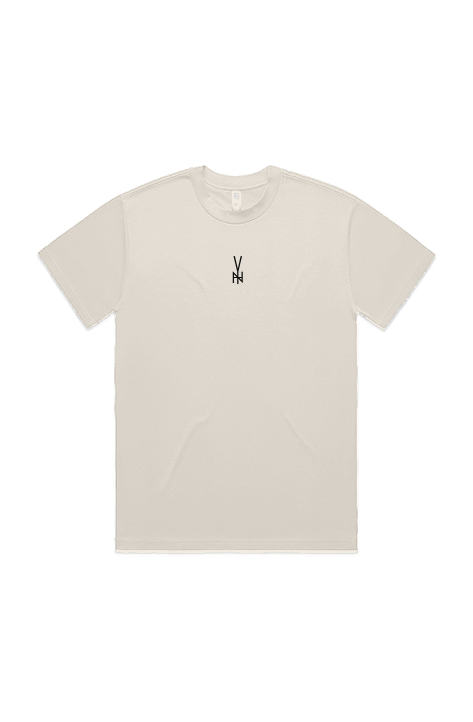 WHT. HEAVY LOGO TEE