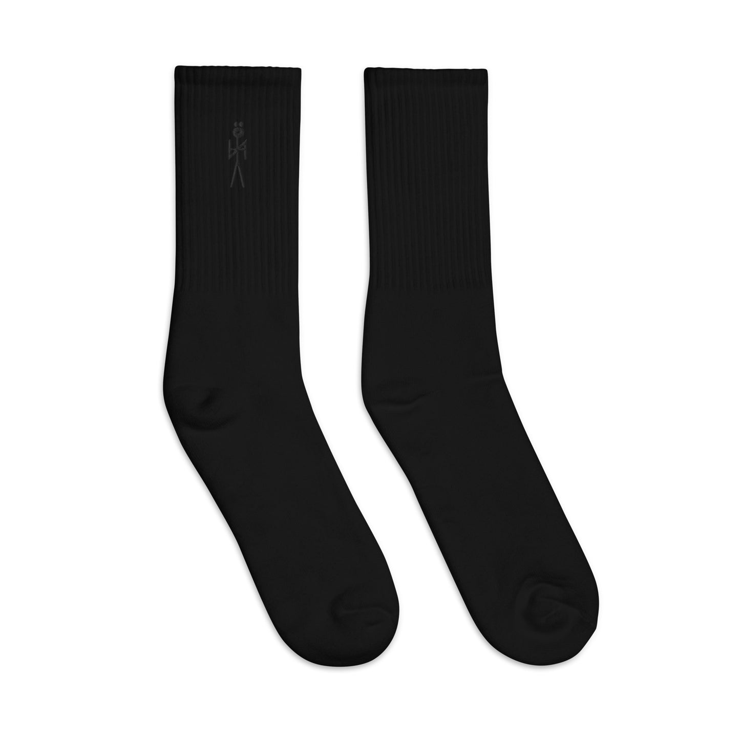 EMB. BLK. NYA MAN SOCKS