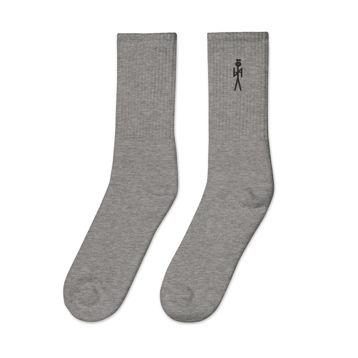 EMB. BLK. NYA MAN SOCKS