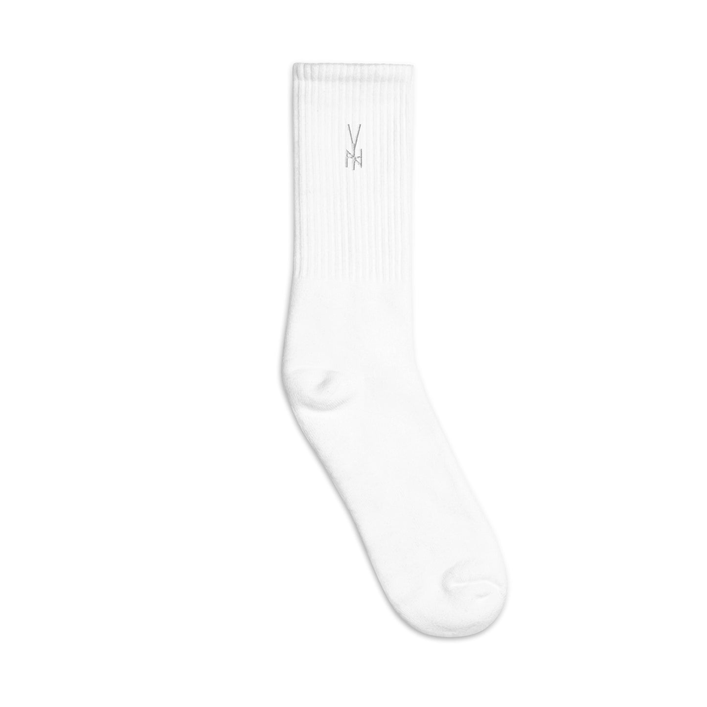 EMB. WHT. NYA LOGO SOCKS