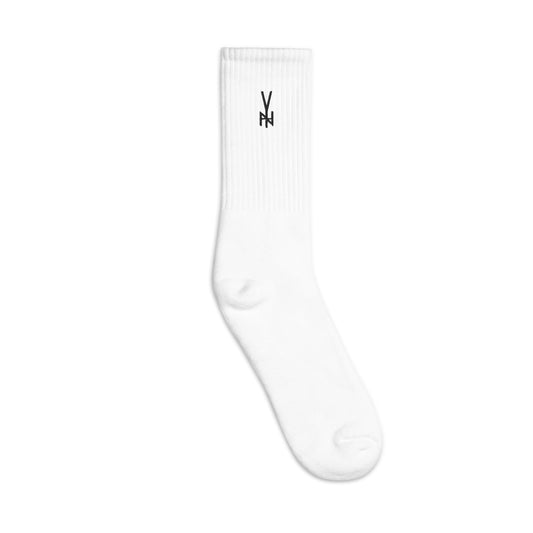 EMB. BLK. NYA LOGO SOCKS