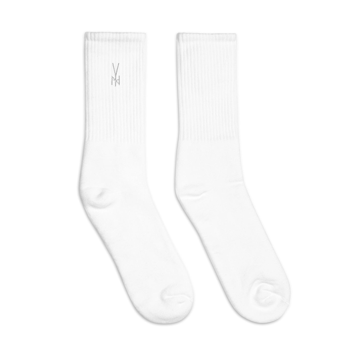 EMB. WHT. NYA LOGO SOCKS